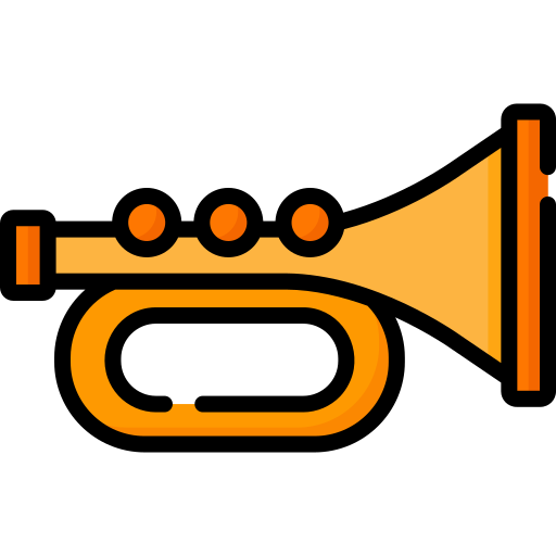 Trumpet special lineal color icon