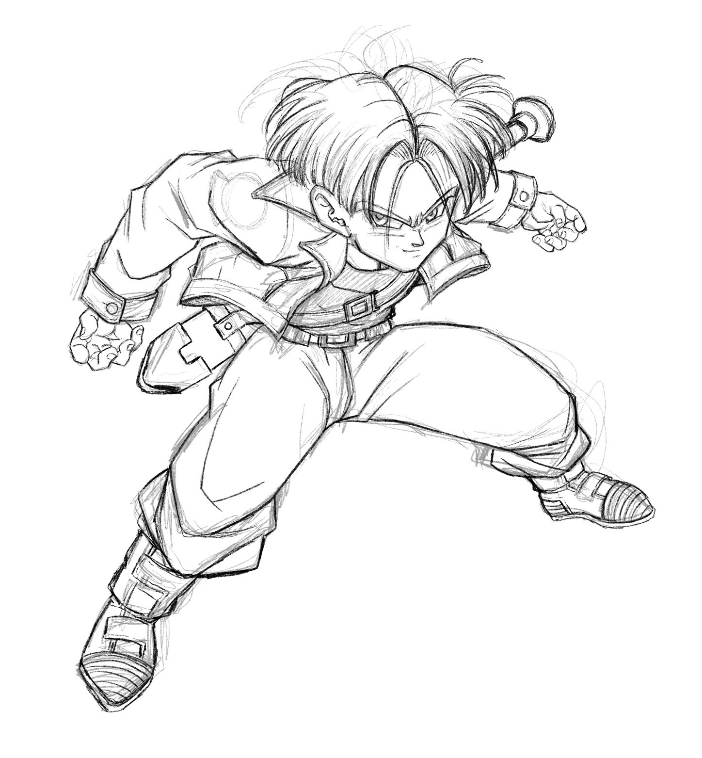 Dragon bof a x trunks sketch ð dragonball trunks sketchbook skecth fanart artwork drawing penciltest pencil draw manga akiratoriyama httpstcomrjfuab x