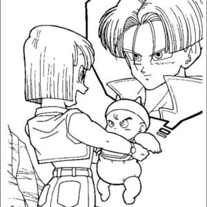 Dragon ball z coloring pages printable for free download