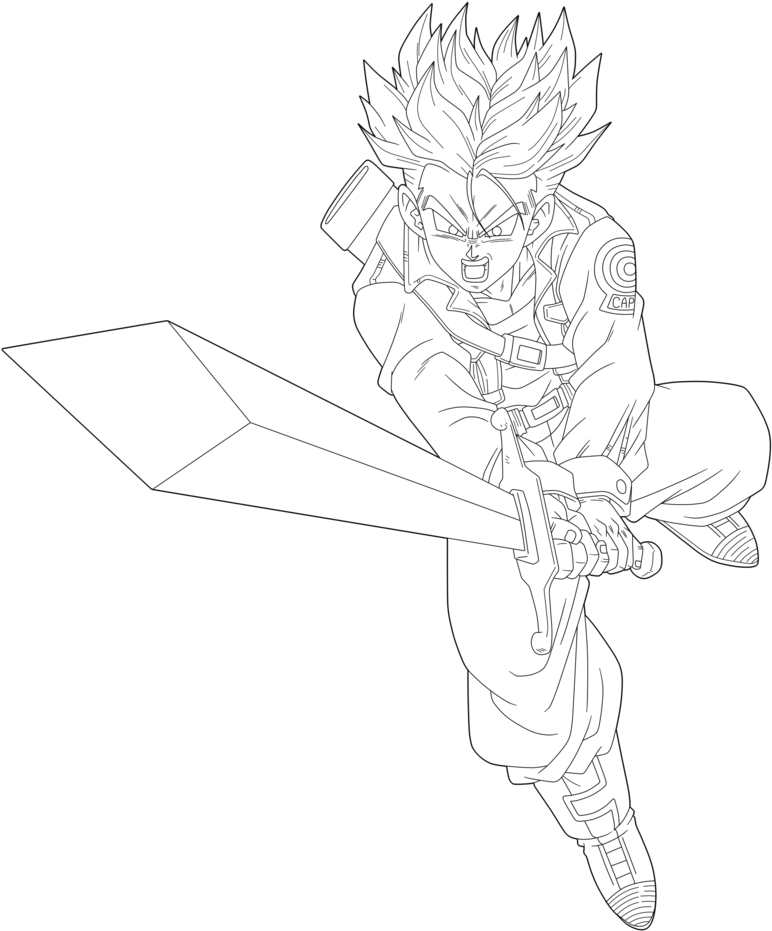 Future trunks ssj by victormontecinos on deviantart