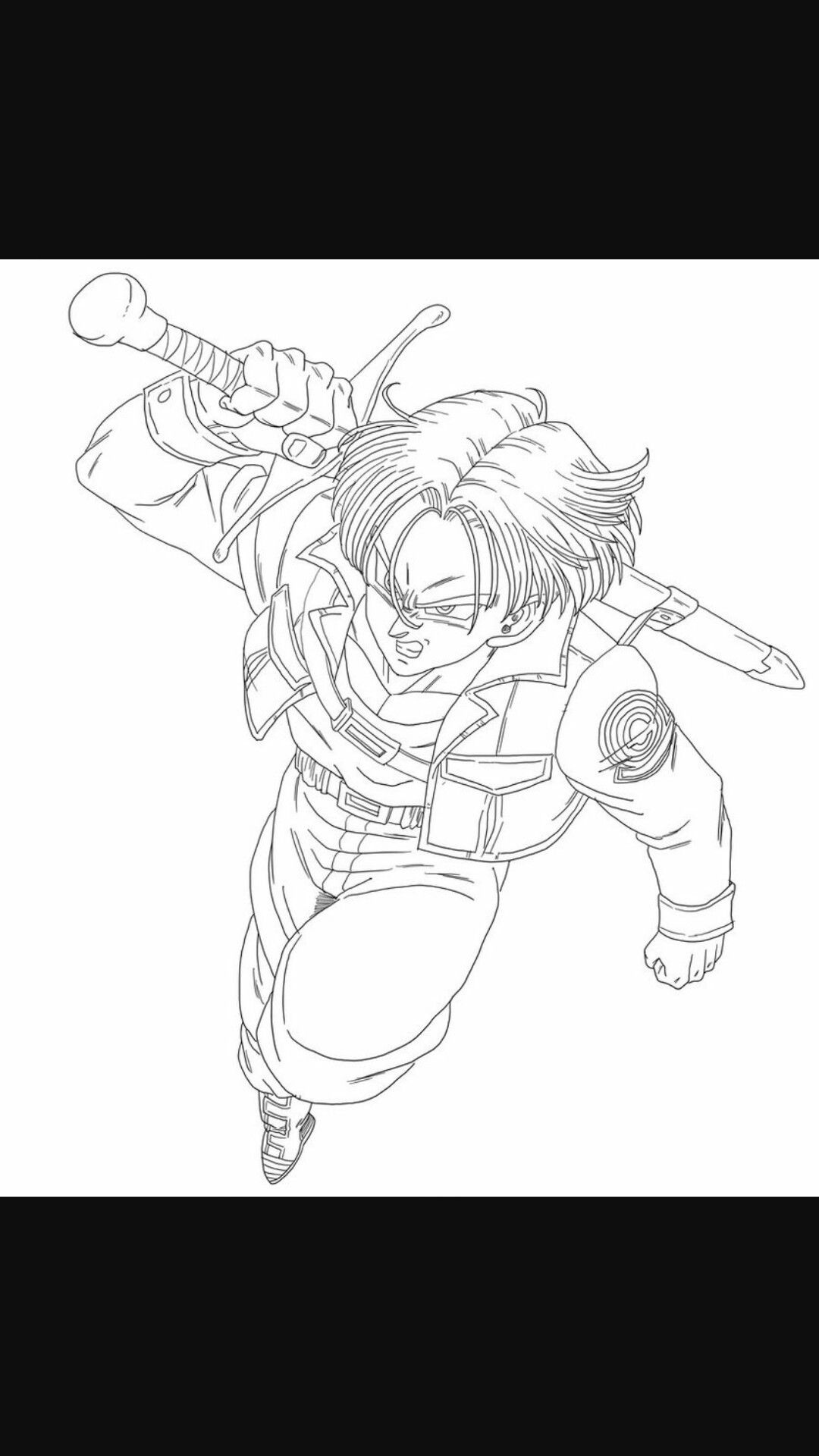 Future trunks coloring pages princevegeta hannah god bless dragon ball super coloring pages dragon ball z