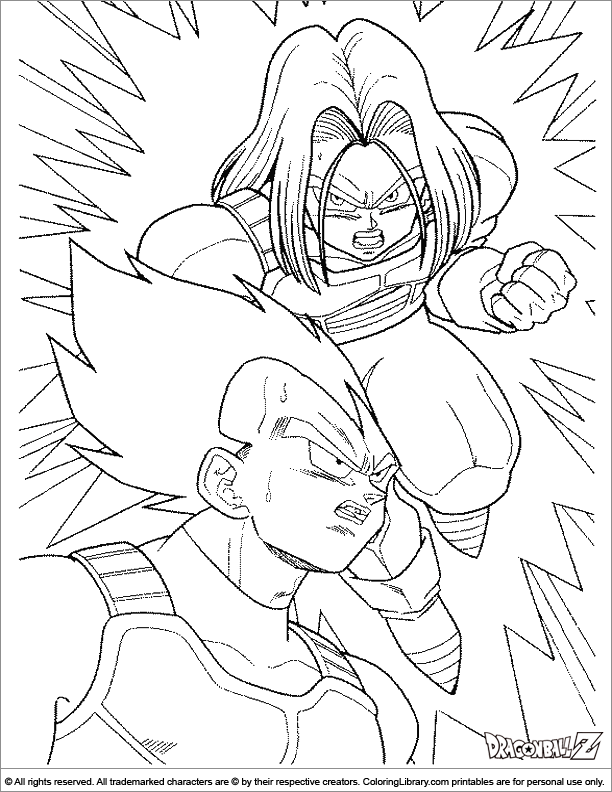 Coloring book sheet