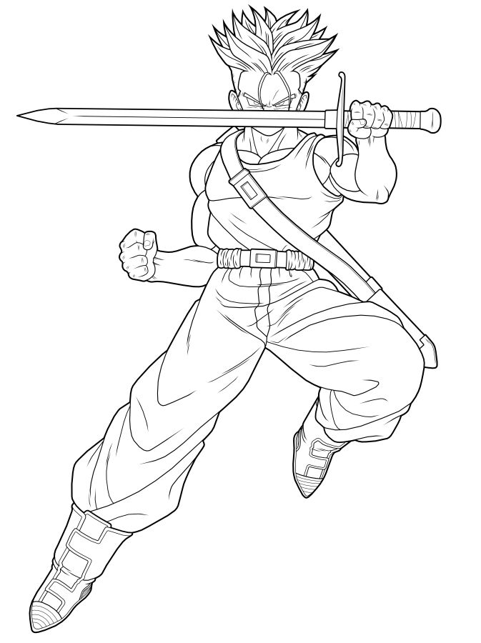 Future trunks ssj st preview by drozdoo on deviantart dibujos de dragãn dragones dragon para dibujar