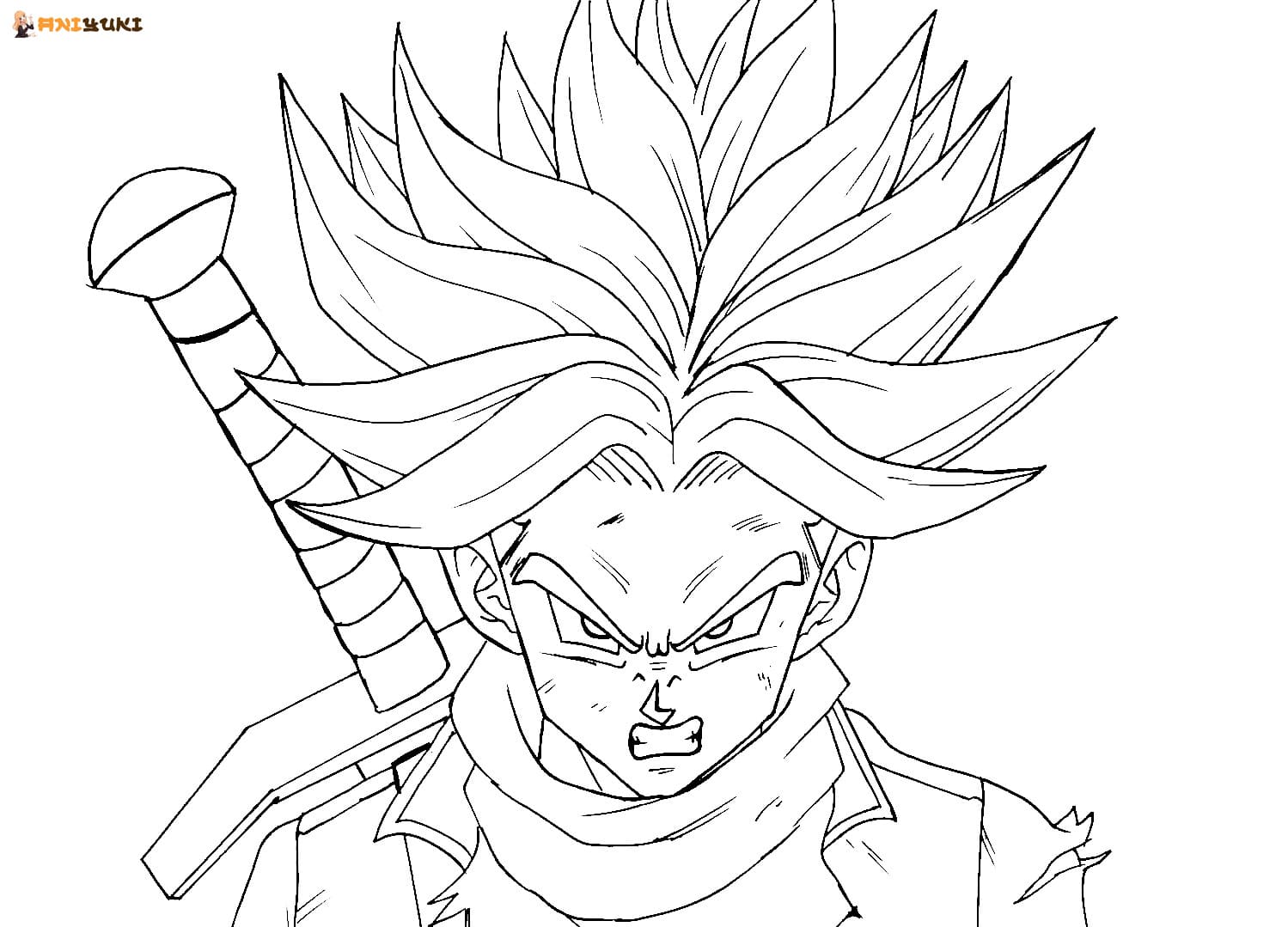 Dragon ball coloring pages