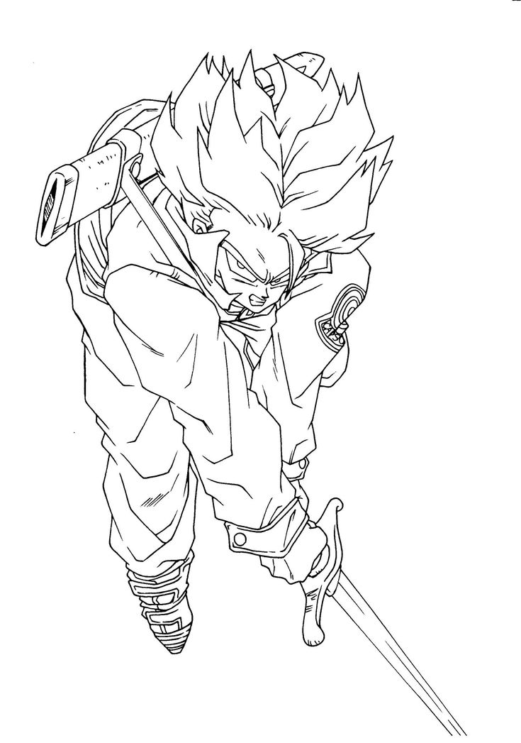 Trunks coloring pages