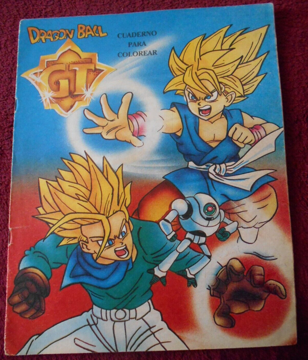 S dragon ball gt bootleg mexican coloring book anime doujinshi goku trunks