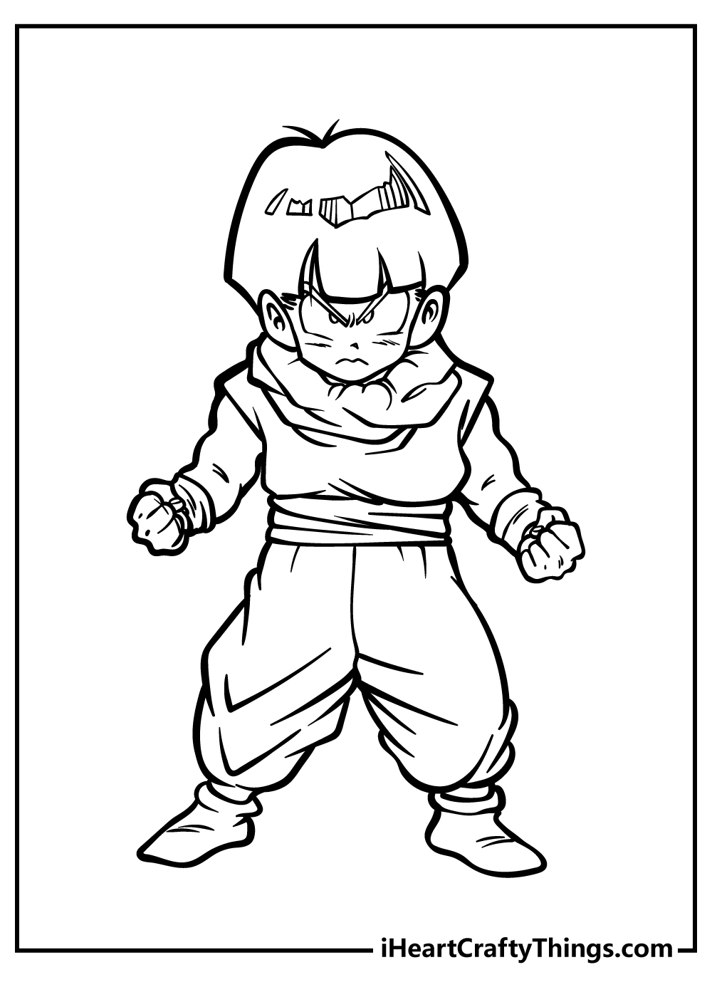 Dragon ball z coloring pages free printables