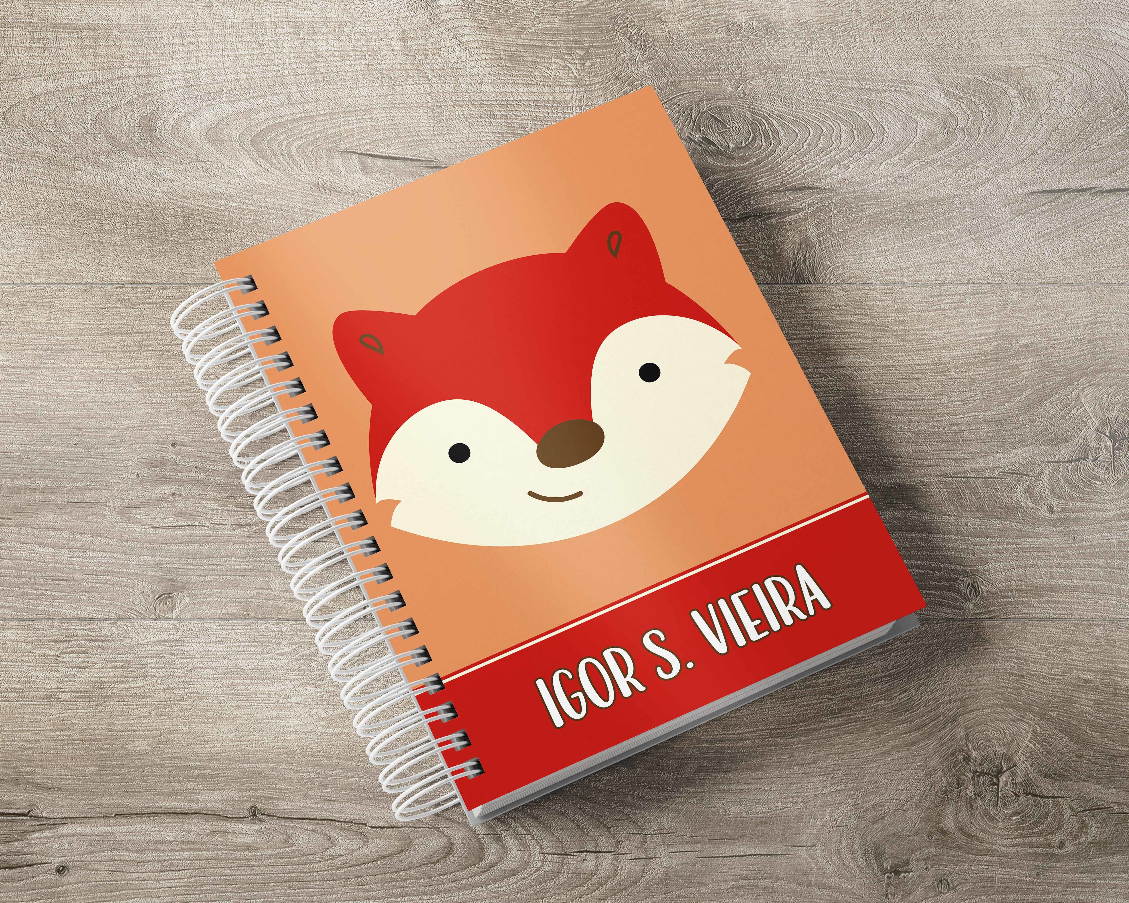 Agenda escolar bebãª personalizada
