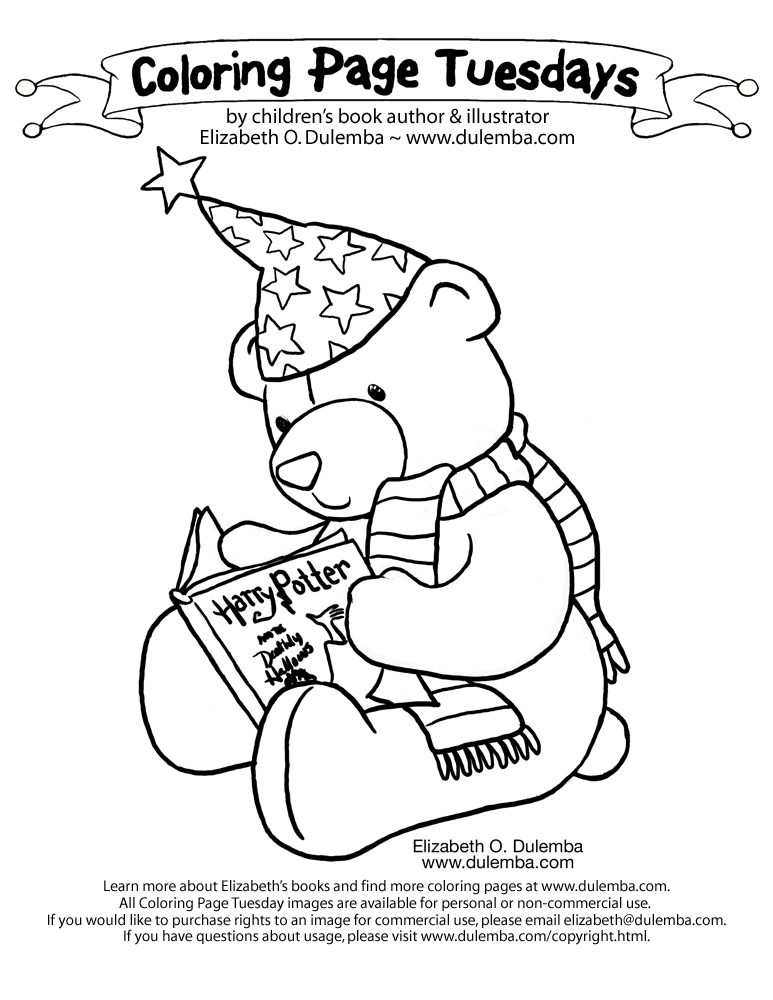 Coloring page tuesday