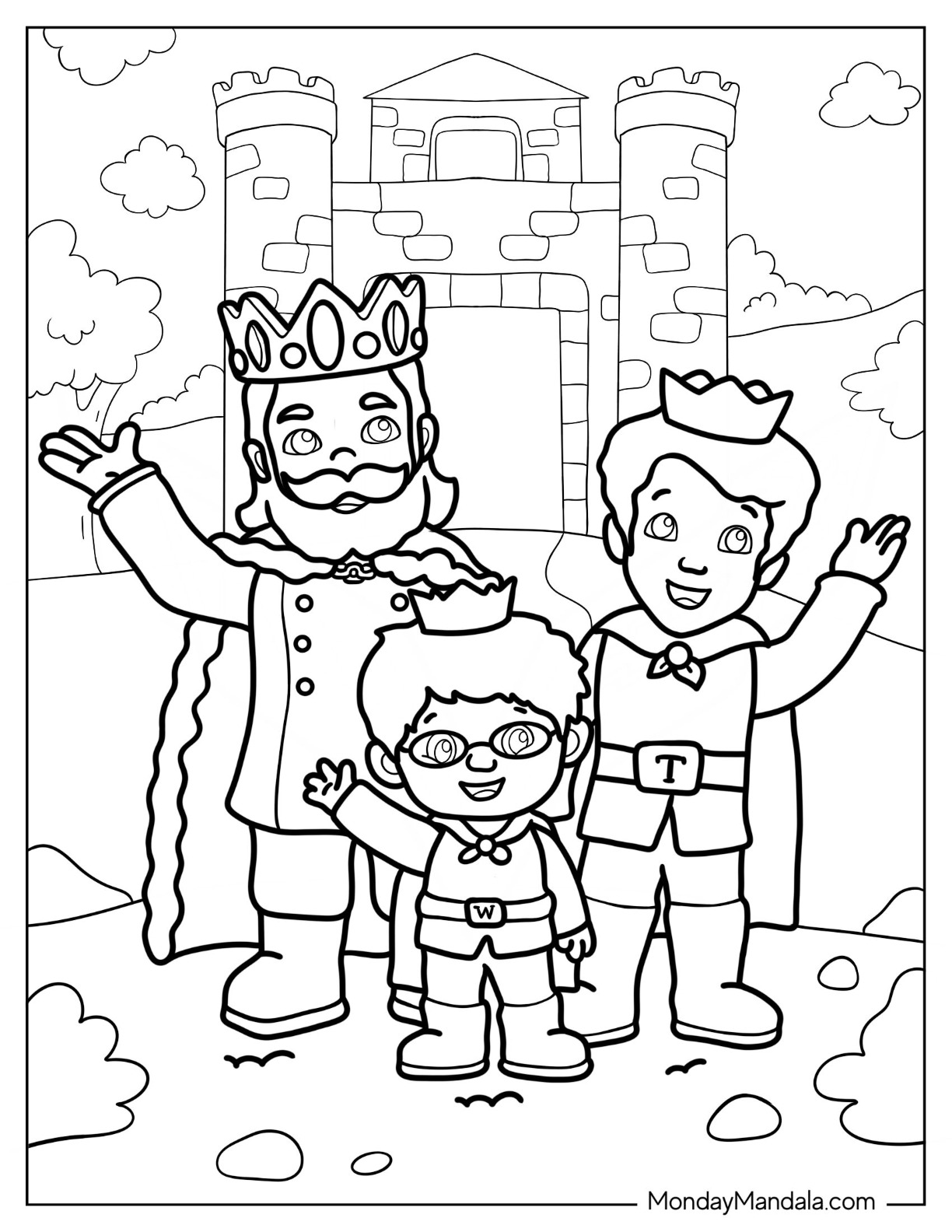 Daniel tiger coloring pages free pdf printables