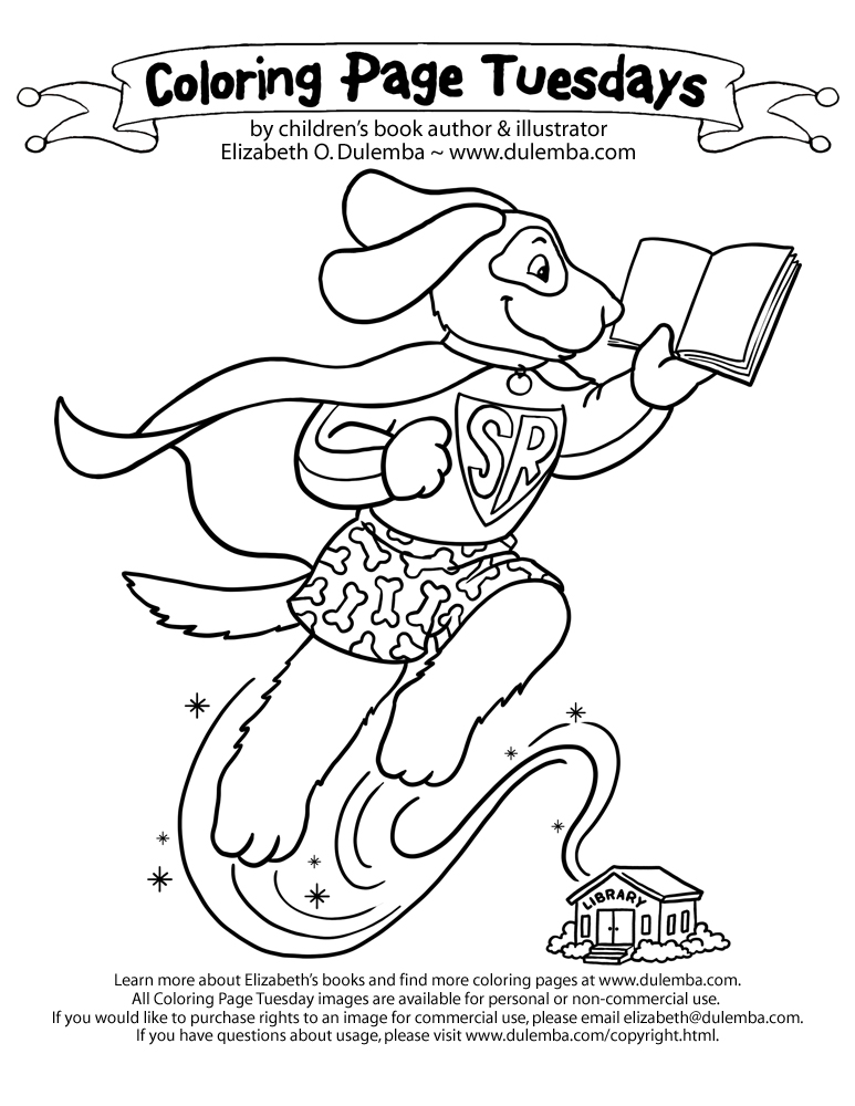 Coloring page tuesday