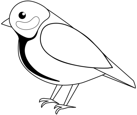 Titmouse coloring pages free coloring pages