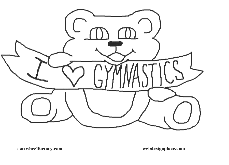 Cwf rubber flooring inc coloring book pages of gymnastic for kids