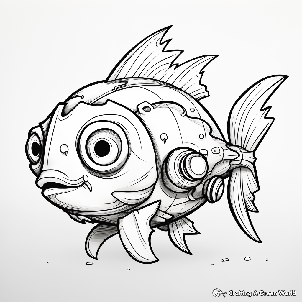 Tuna coloring pages