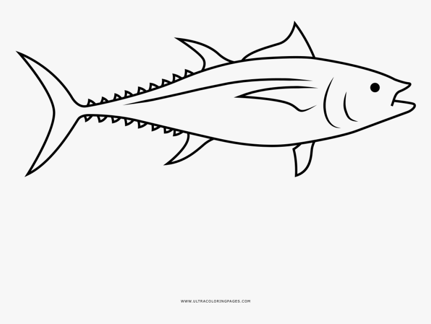 Tuna coloring page