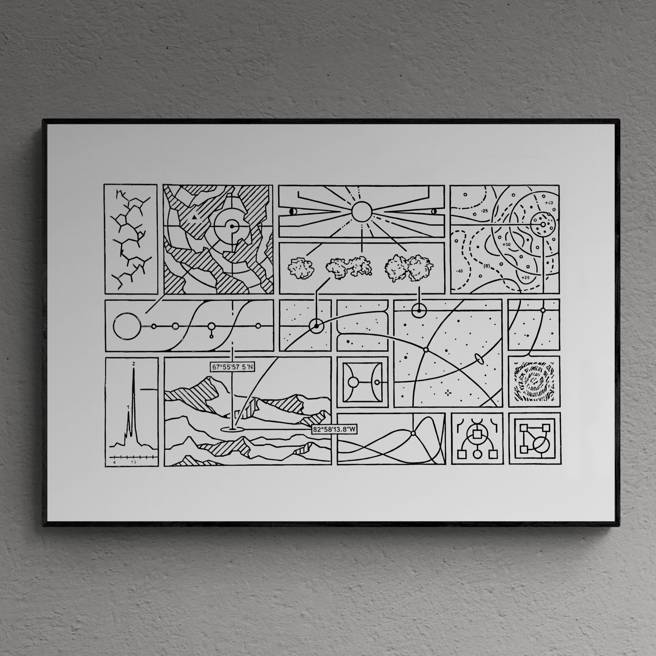 Tundra x cm linocut print rprintmaking