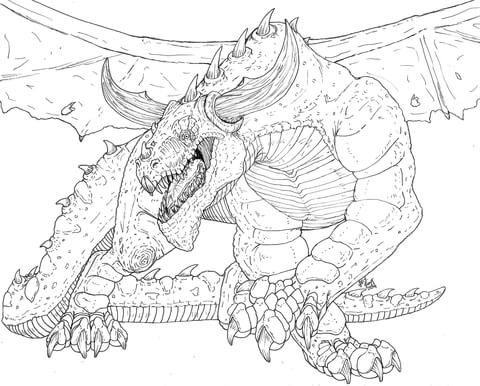 Tundras future king coloring page free printable coloring pag coloring pag dragon coloring page printable coloring pag