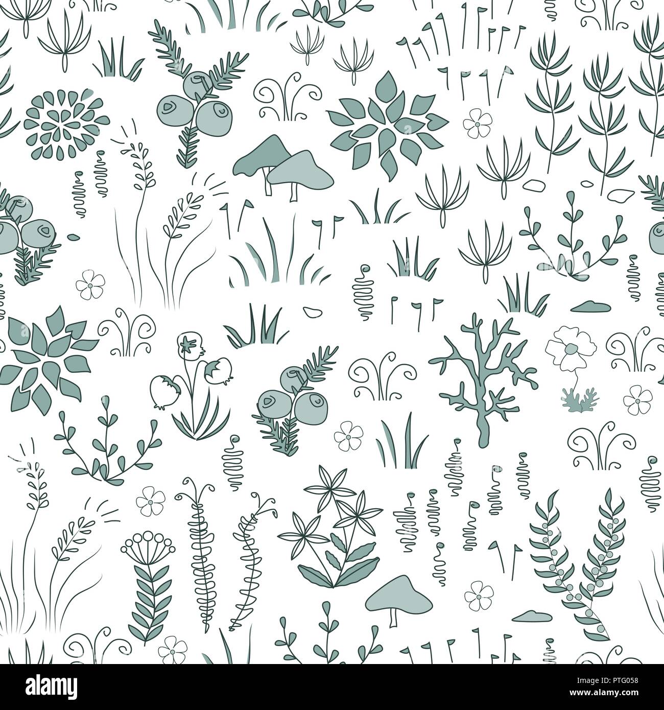 Tundra flora stock vector images