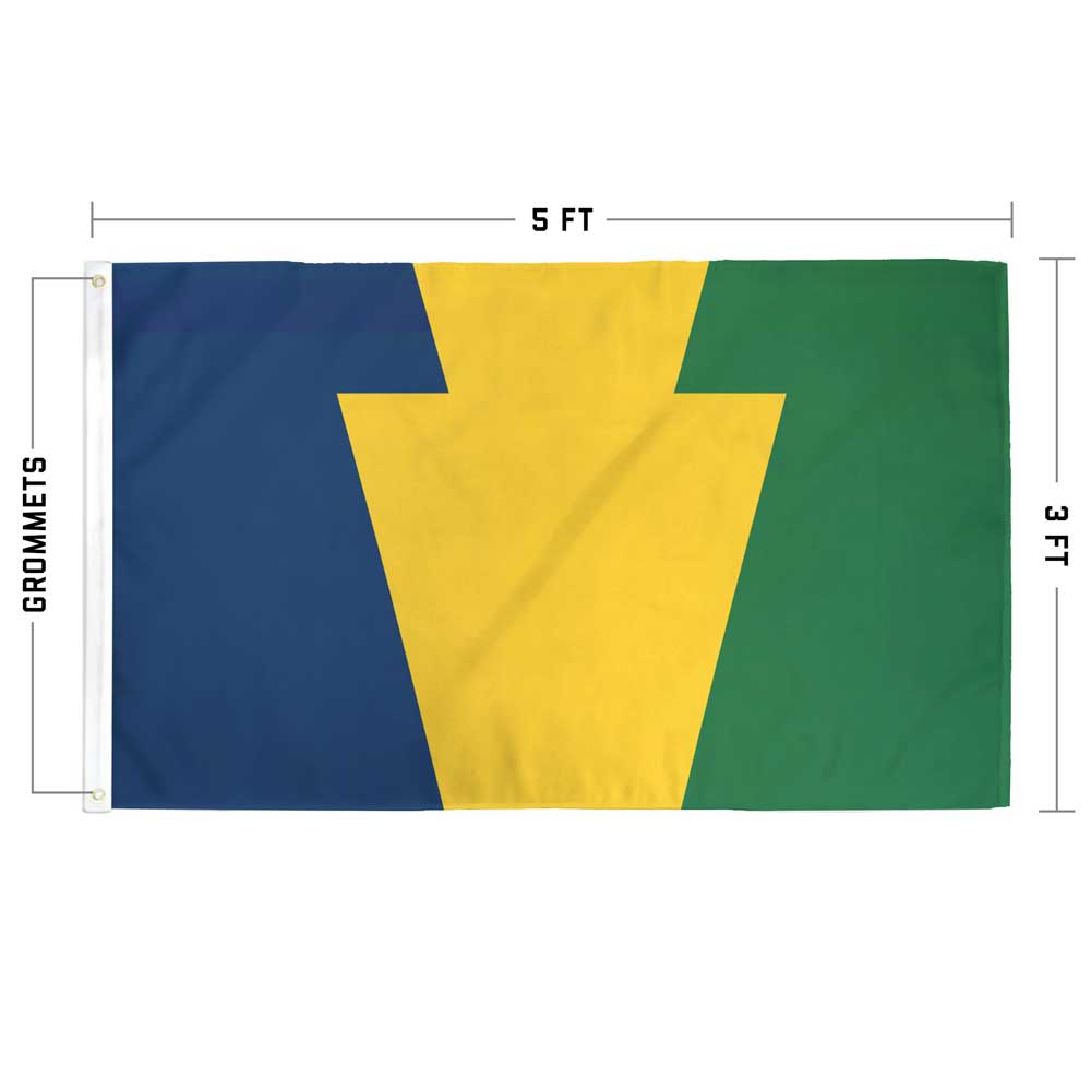 Pennsylvania keystone flag redesign by tara stark â flags for good