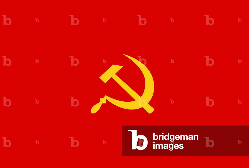 Image of cambodia flag of the munist party of kampuchea cpk the
