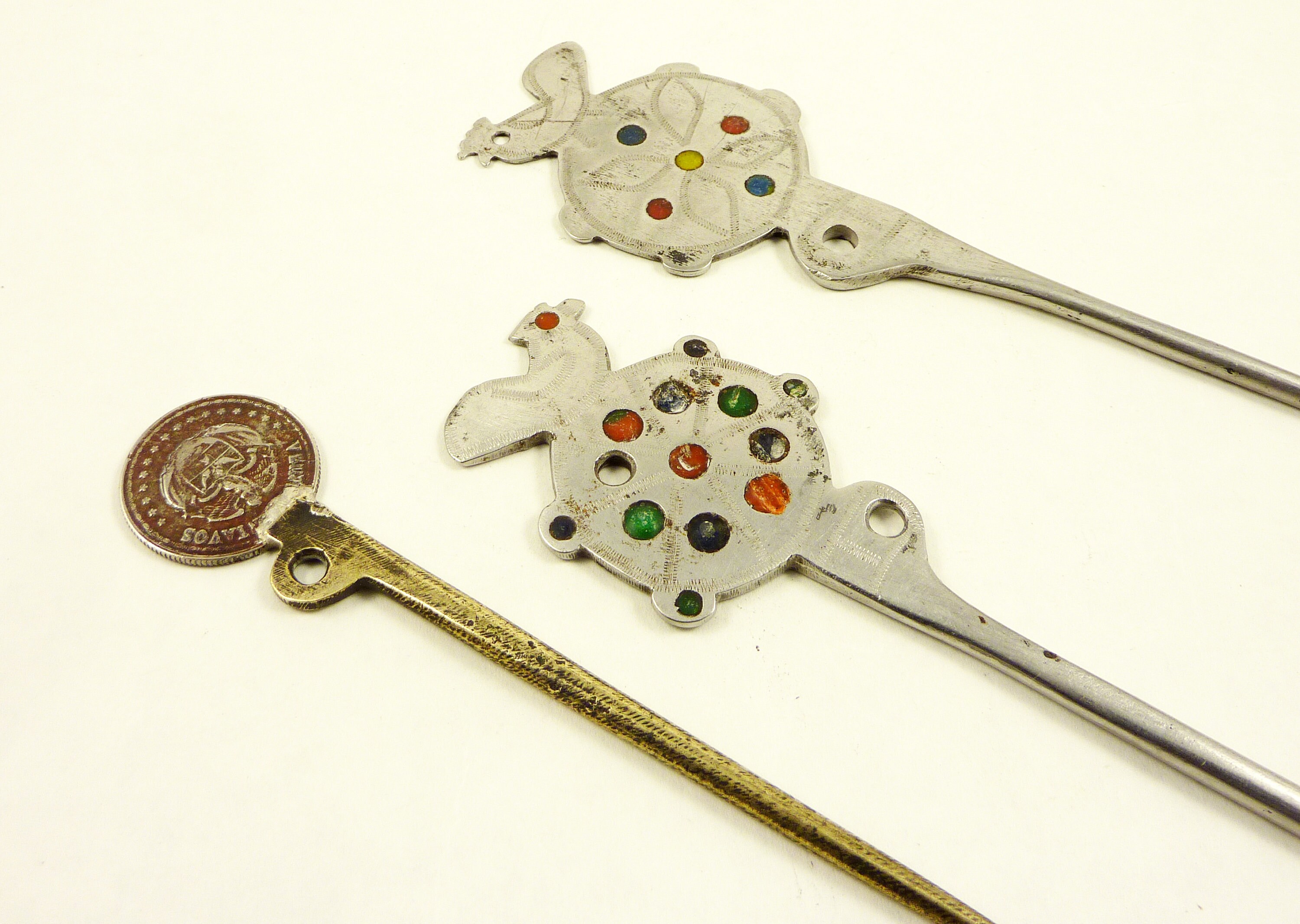 A collection of three tupus from equador made on the s