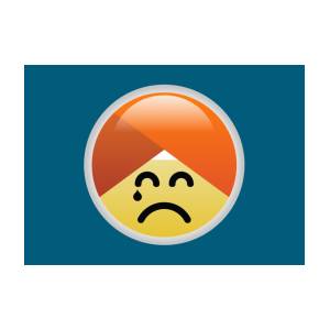 Campaign guru disappointment turban emoji greeting card by ravneet singh