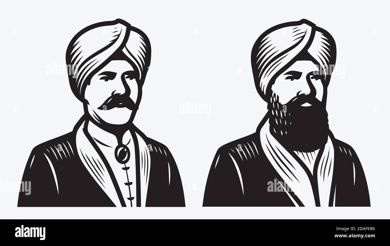 Turban stock vector images