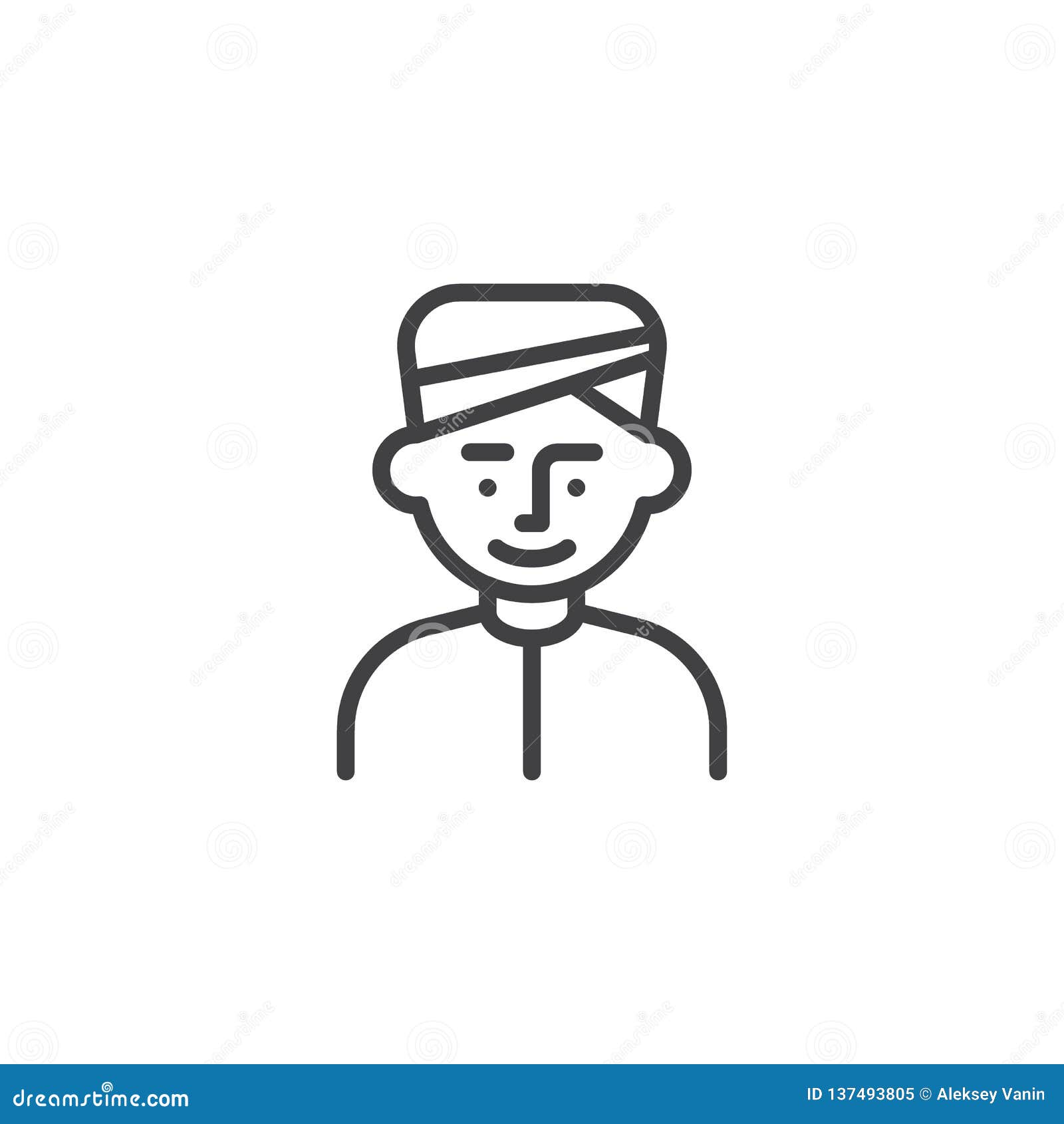 Man turban icon stock illustrations â man turban icon stock illustrations vectors clipart