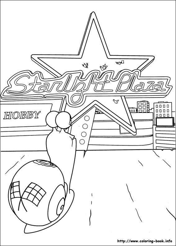 Turbo coloring picture
