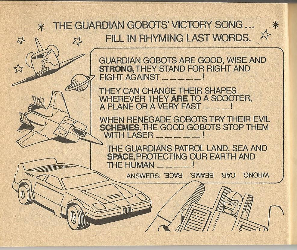 Wendys gobots color and activity book