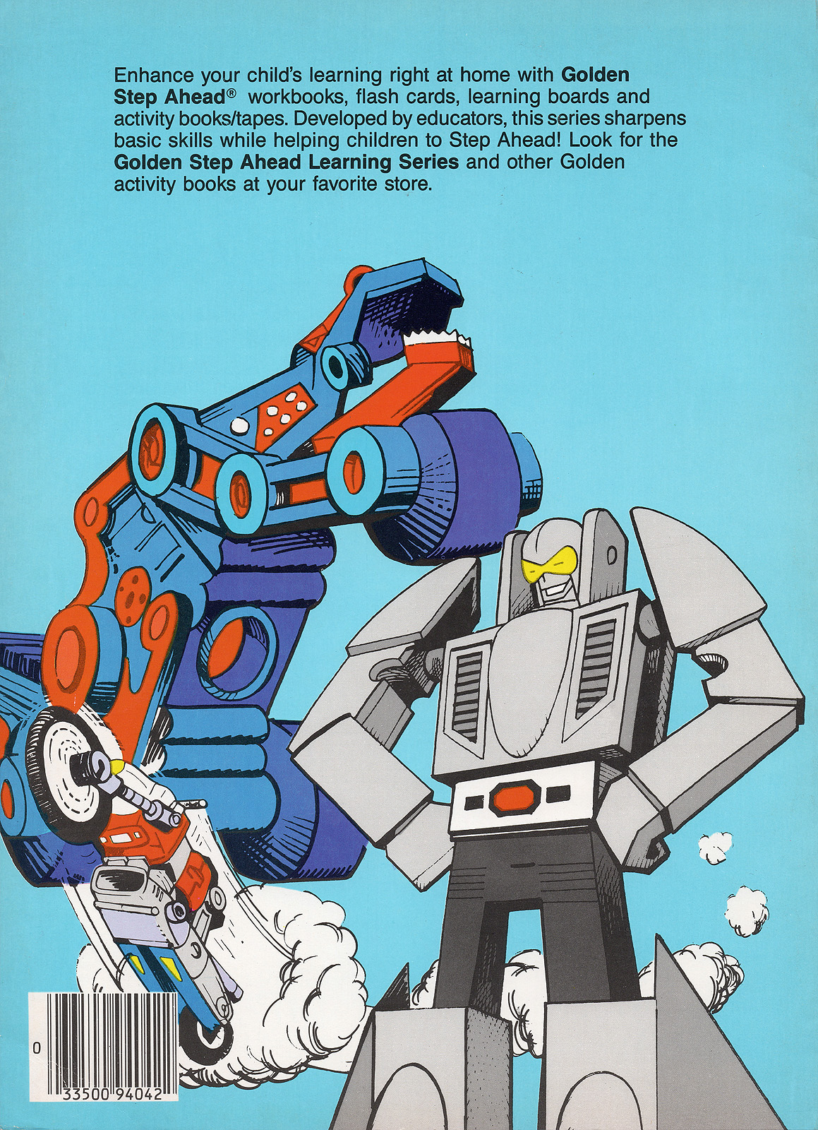 Golden gobots coloractivity books