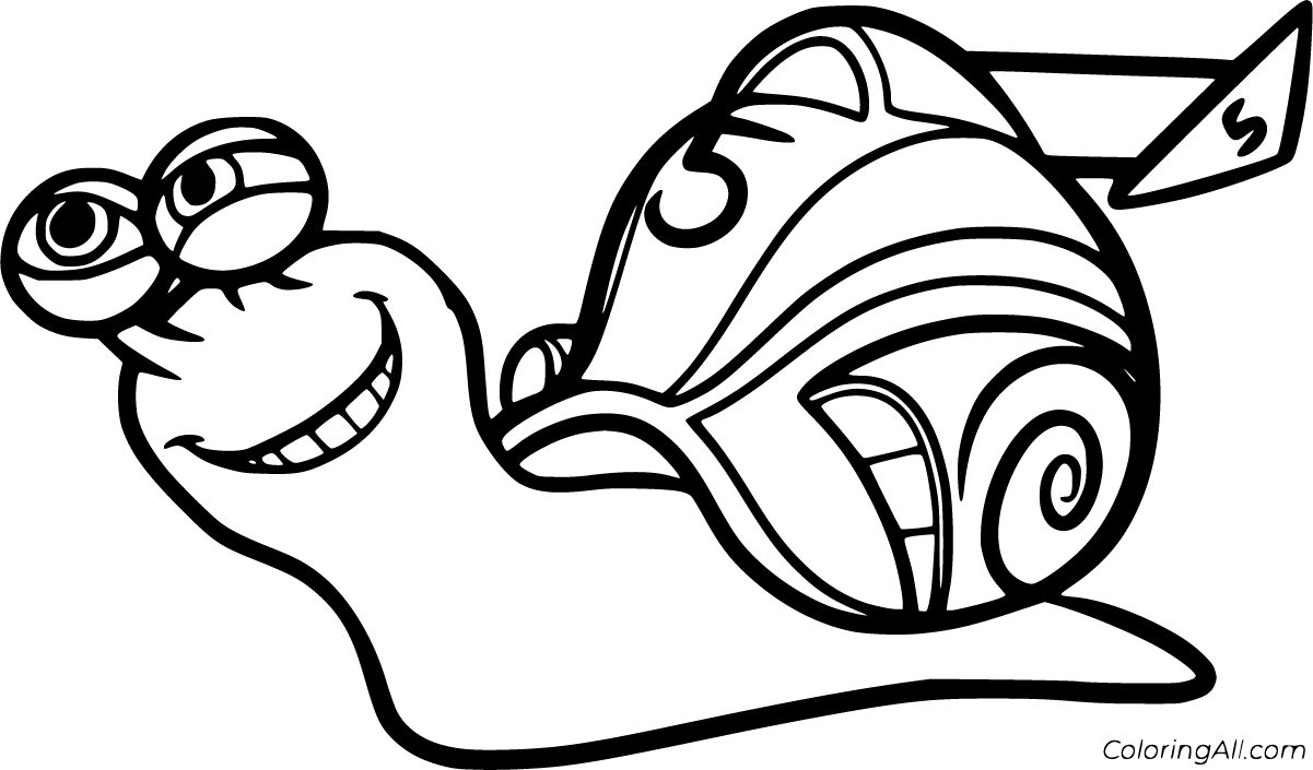 Turbo coloring pages
