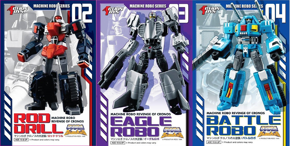 Action toys machine robo revenge of cronos series wave