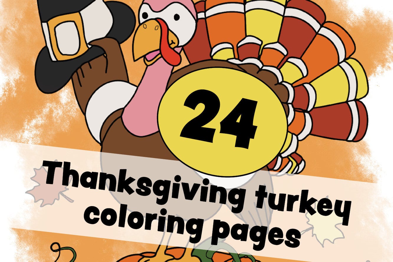 Terrific thanksgiving turkey coloring pages for some free printable holiday fun at