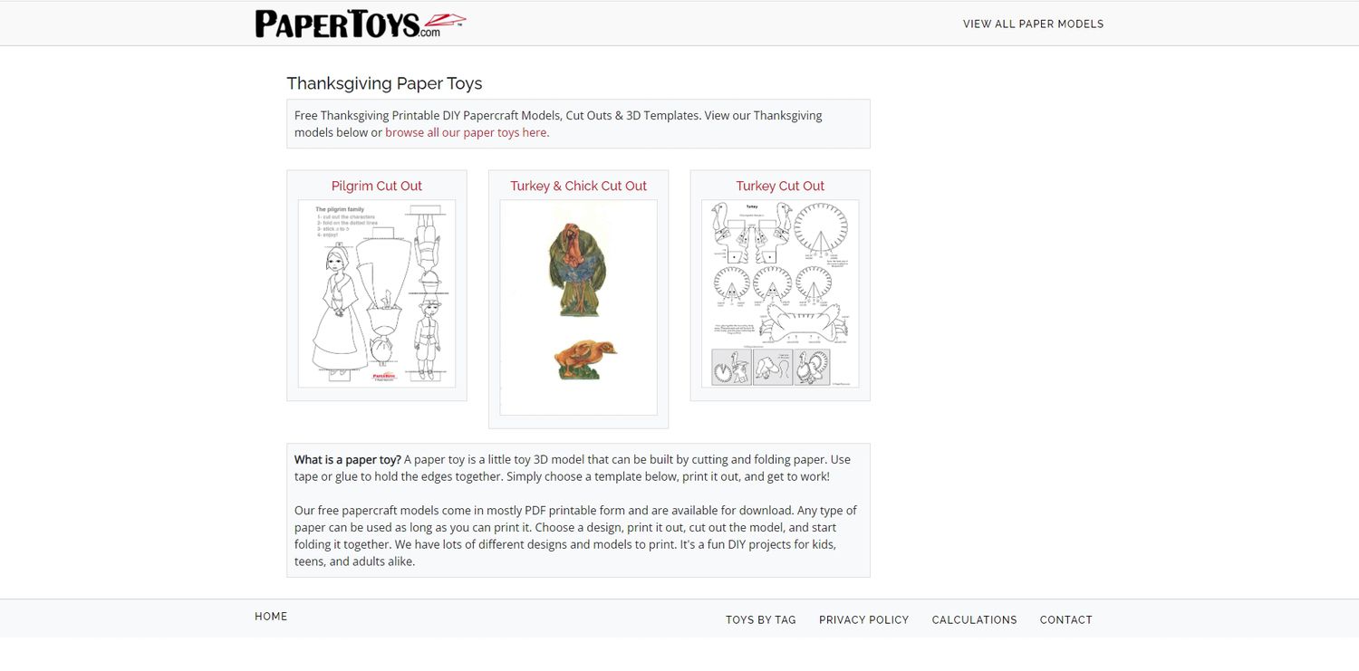 Sites for thanksgiving coloring pages