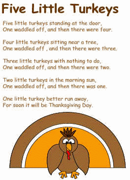Thanksgiving poems and songs