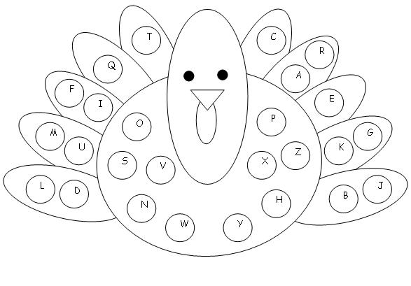 Turkey letter assessments prin