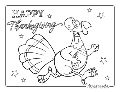 Free printable turkey coloring pages for kids