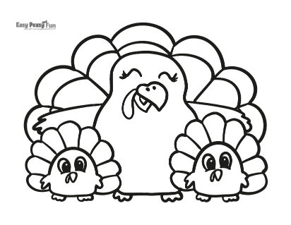 Turkey coloring pages