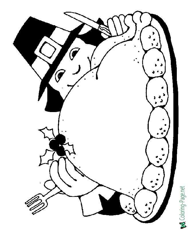 Turkey coloring pages