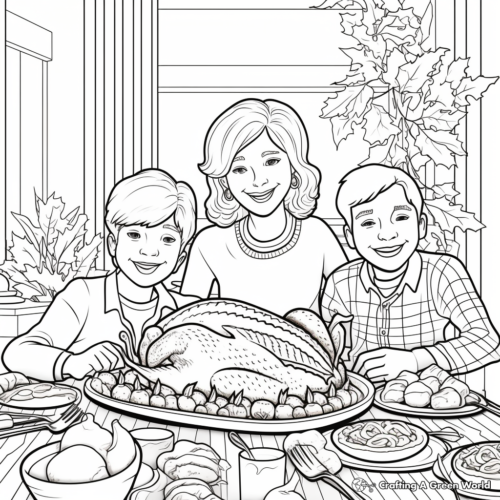 Thanksgiving for middle school coloring pages