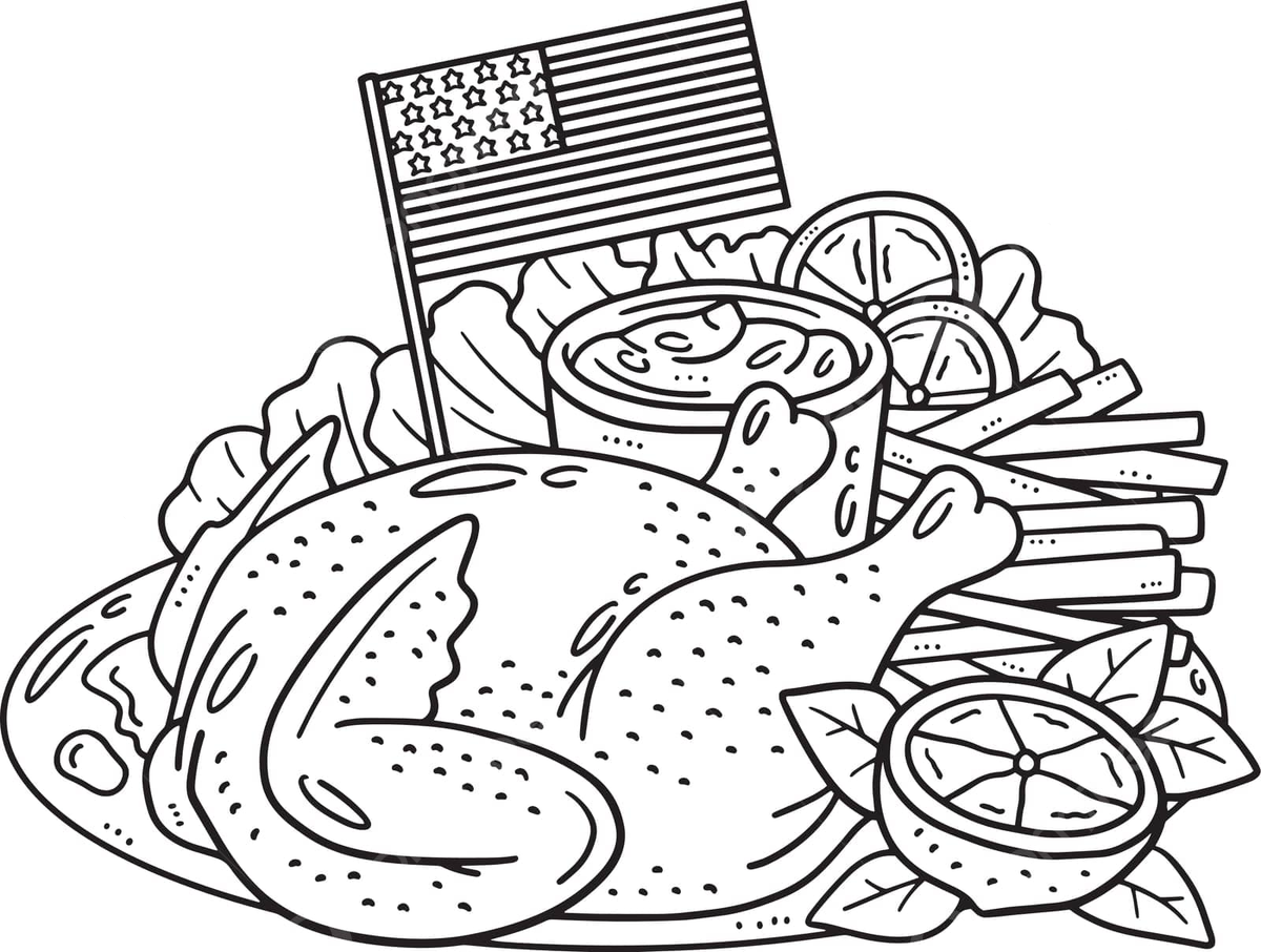 Thanks giving dinner isolated coloring page vector colour us military vector ring drawing military drawing dinner drawing png and vector with transparent background for free download