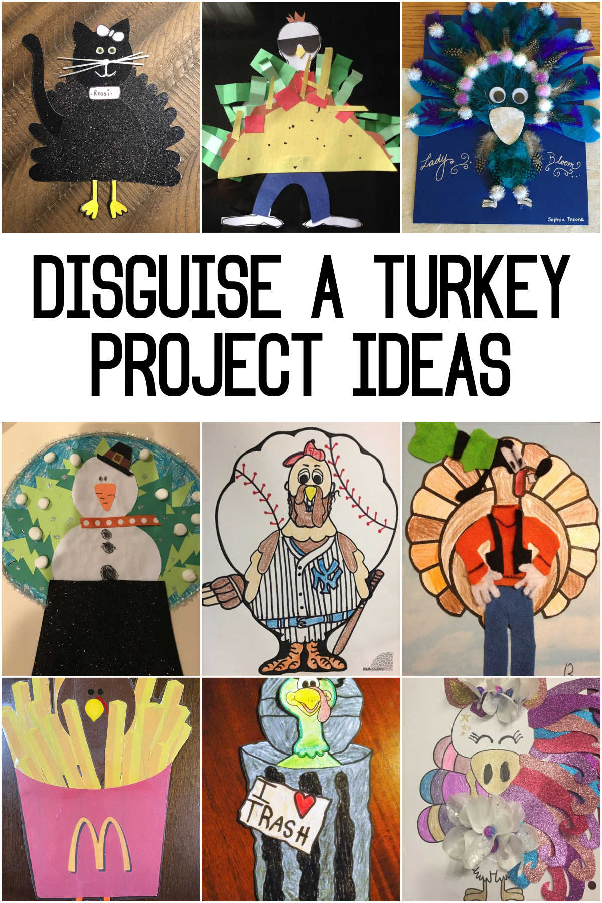 Disguise tom turkey ideas