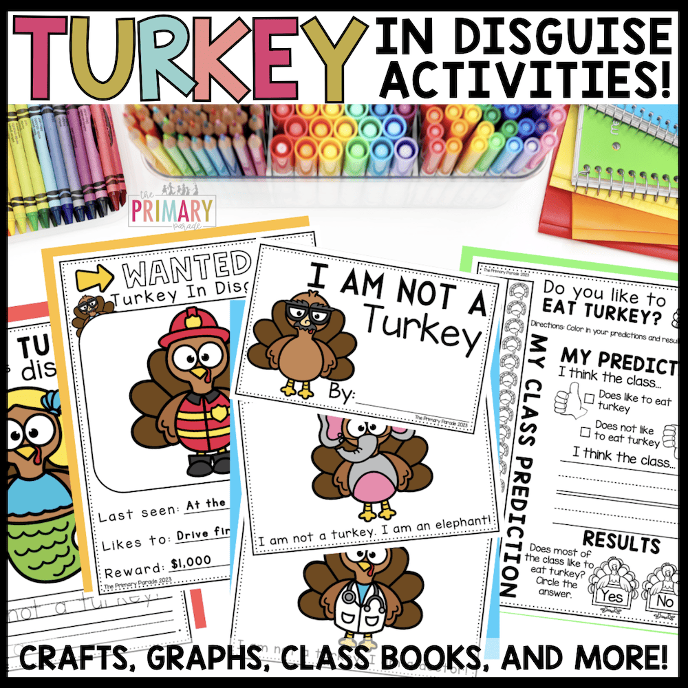 Best disguise the turkey project ideas for school