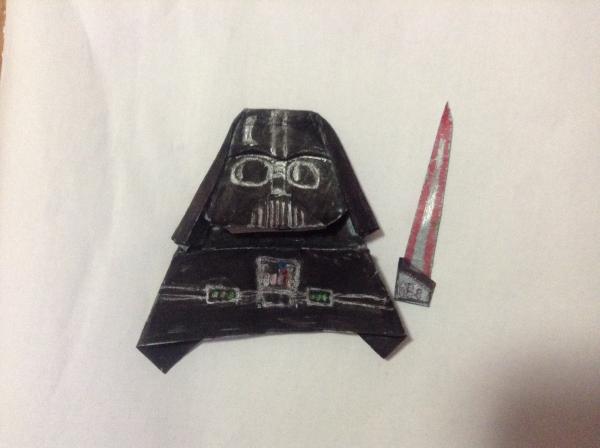 Darth paper origami yoda
