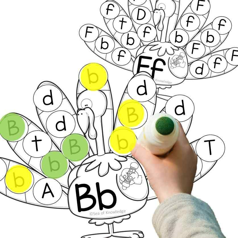Thanksgiving do a dot printables do a dot turkey do a dot thanksgiving coloring pages dot marker printables