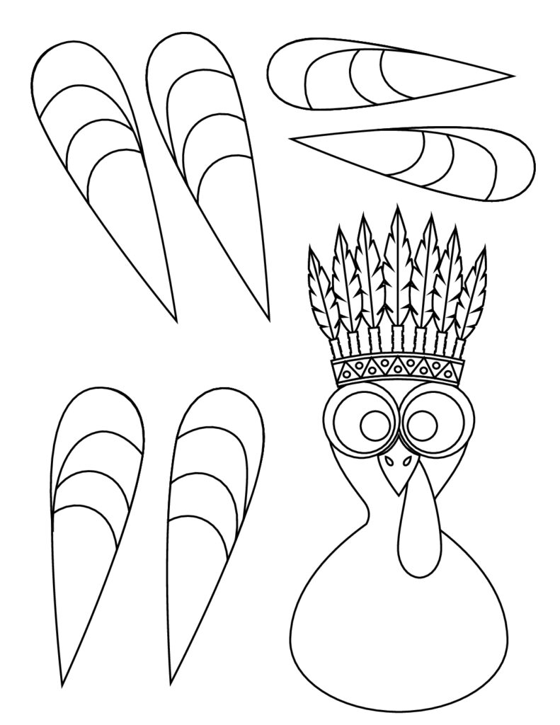 Free turkey printable templates
