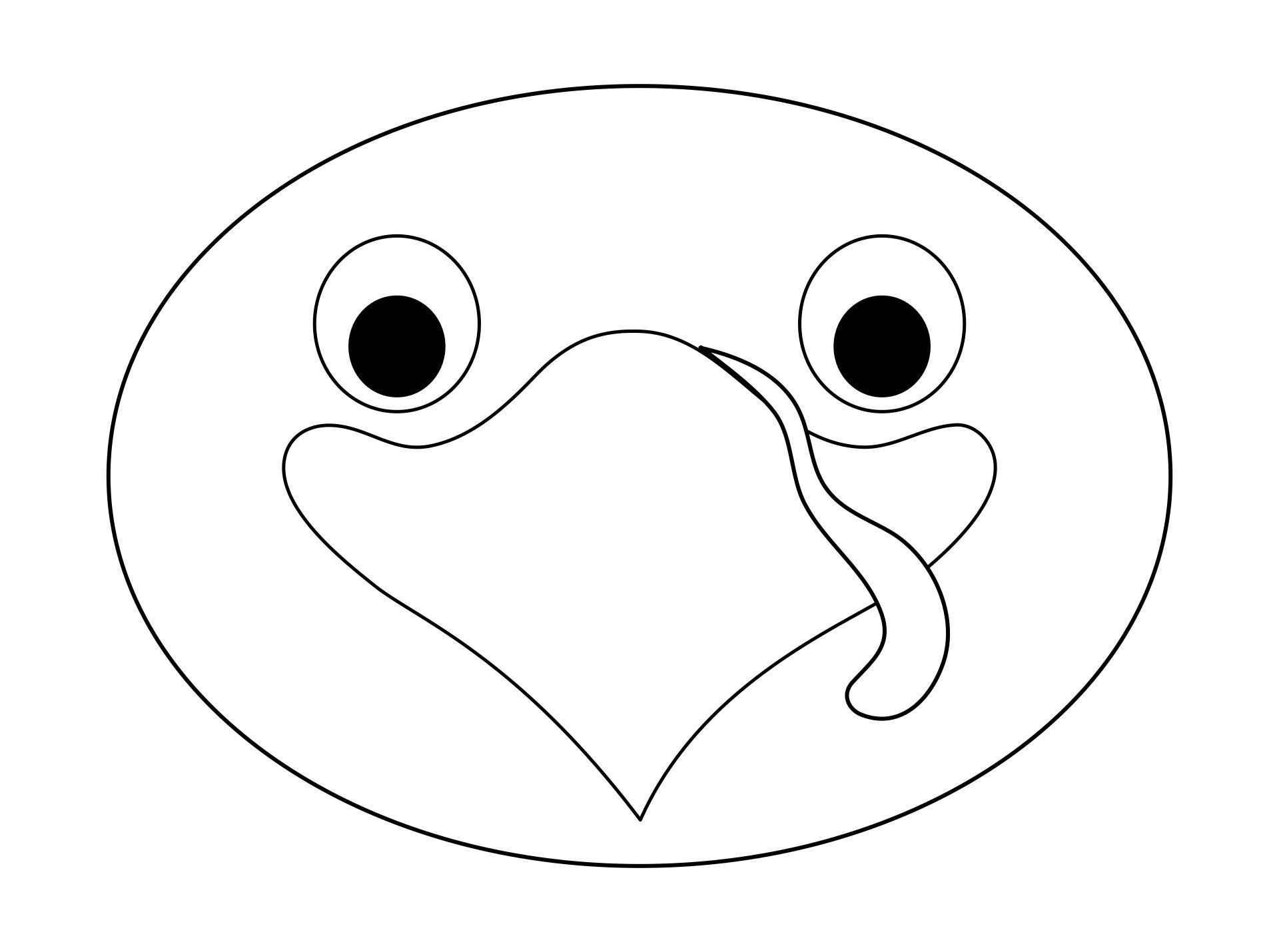 Best thanksgiving turkey face printable pdf for free at