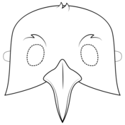 Turkey mask coloring page free printable coloring pages