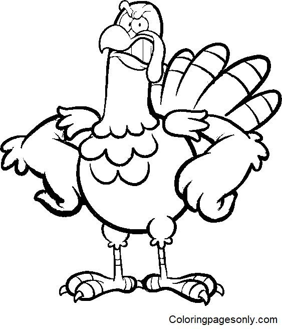 Turkey coloring pages